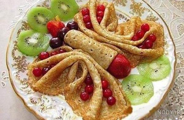 تزیین سفره غذا برای مهمان تزیین سفره غذا برای مهمان