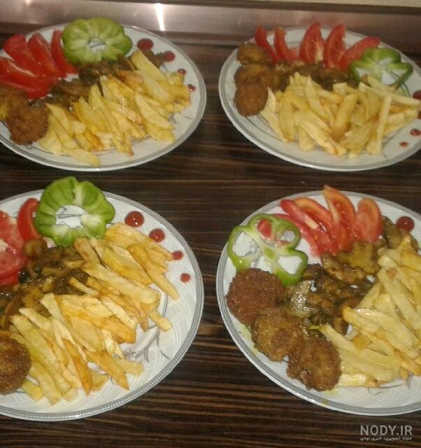 تزیین سفره مهمانی ساده تزیین سفره مهمانی ساده