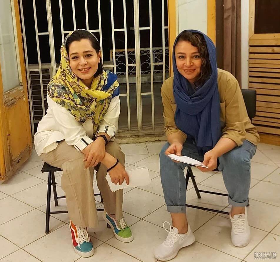 تصویر جواد عزتی با همسرش