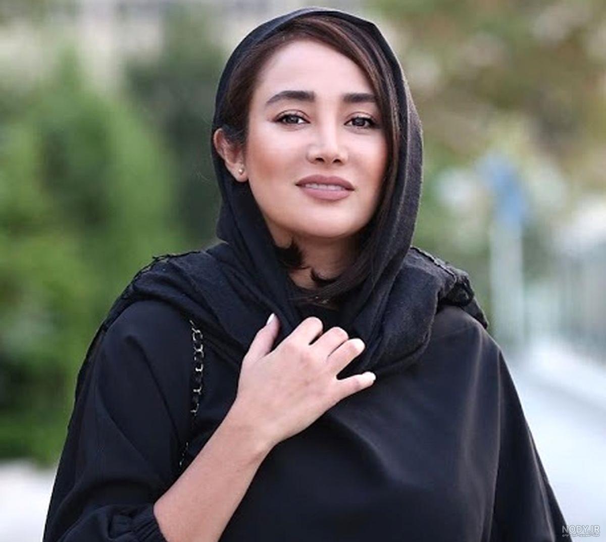 عکس از بهاره افشاری و همسرش
