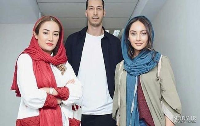 عکس بهاره افشاری و برادرش