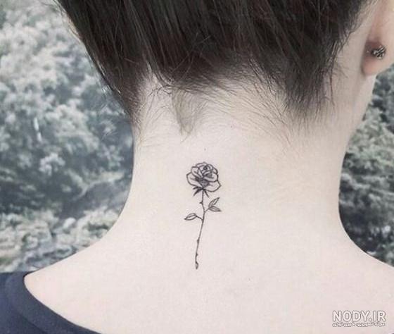 عکس تاتو گل رز رو دست عکس تاتو گل رز رو دست