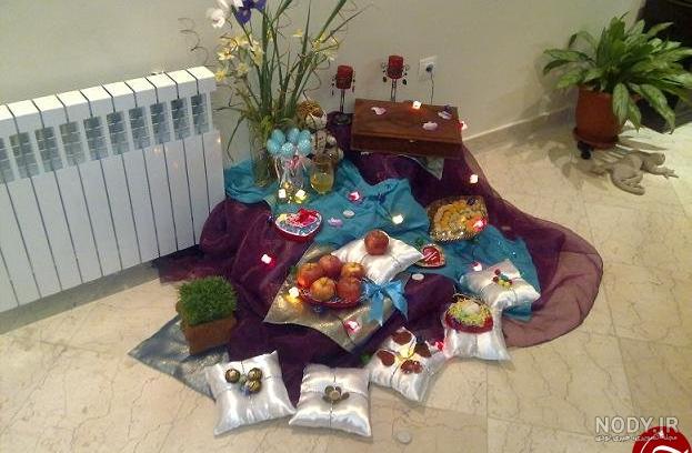 عکس سفره هفت سین ساده و شیک