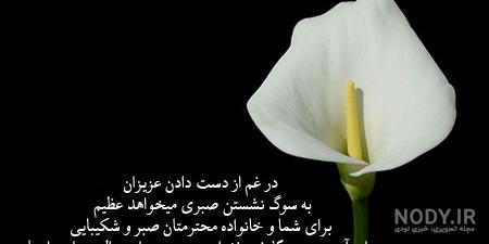 عکس نوشته تسلیت عمه عکس نوشته تسلیت عمه