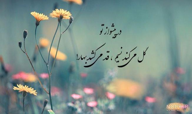 عکس نوشته دخترونه بهاری