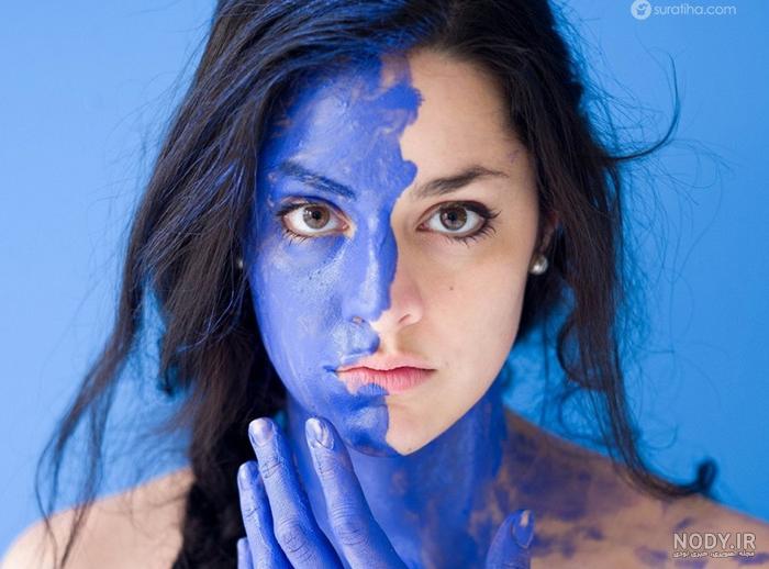 عکس پروفایل شاخ آبی دخترانه