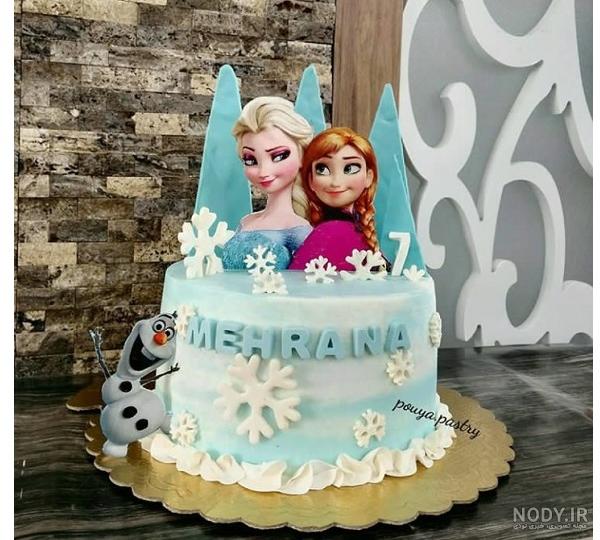 عکس کیک السا و آنا