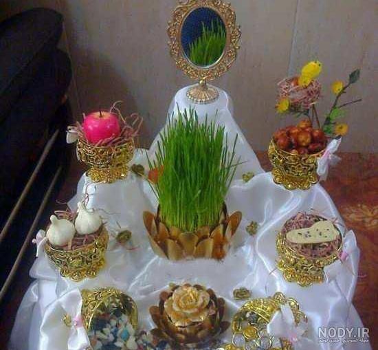 عکس سفره هفت سین عروس عکس سفره هفت سین عروس