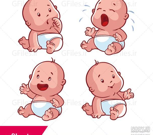 عکس نوزاد دختر کارتونی