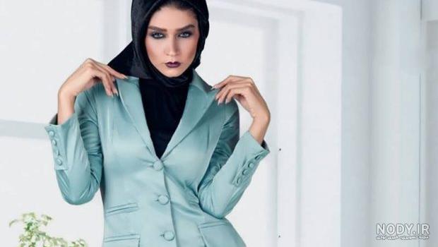 مدل یقه مانتو جلو باز مدل یقه مانتو جلو باز
