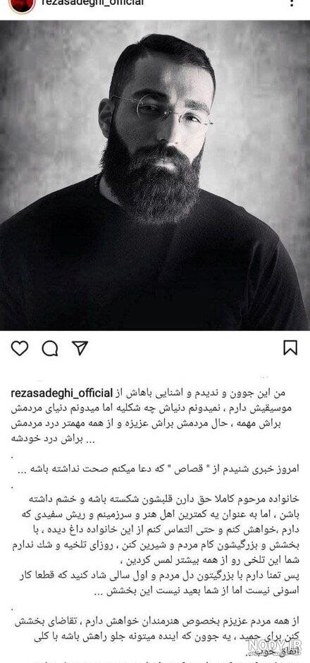 بیوگرافی رضا صادقی