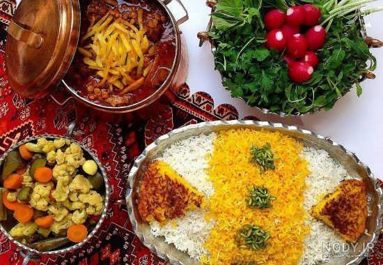 تزیین غذای عروس تزیین غذای عروس