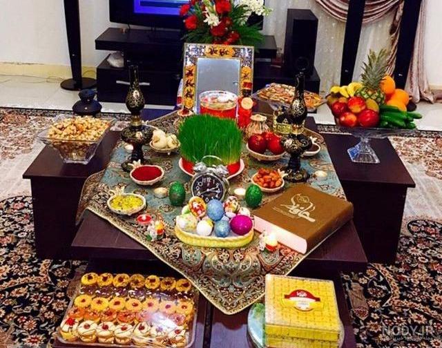 عکس سفره هفت سین ساده عکس سفره هفت سین ساده
