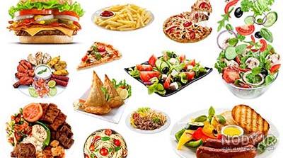 عکس غذا های فست فودی