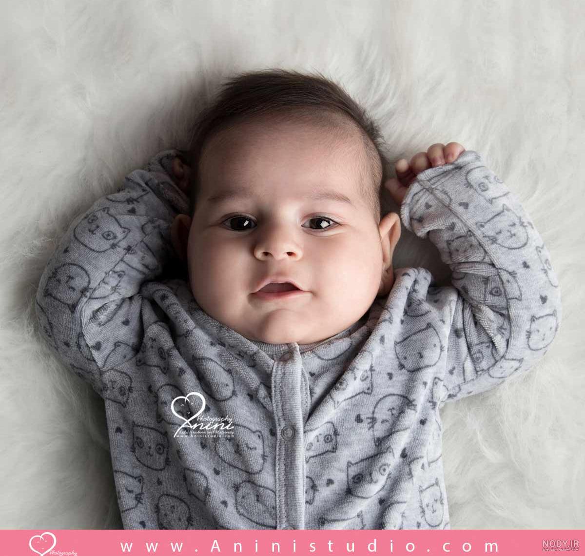 عکس لباس نوزاد سه ماهه پسر