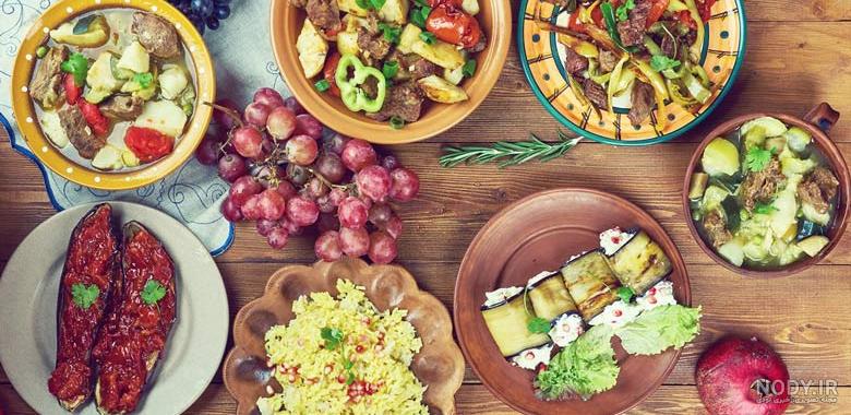 لیست غذای هفتگی