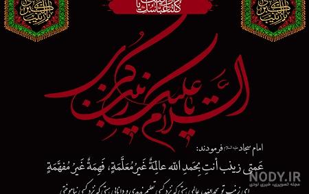 متن ادبی وفات حضرت زینب
