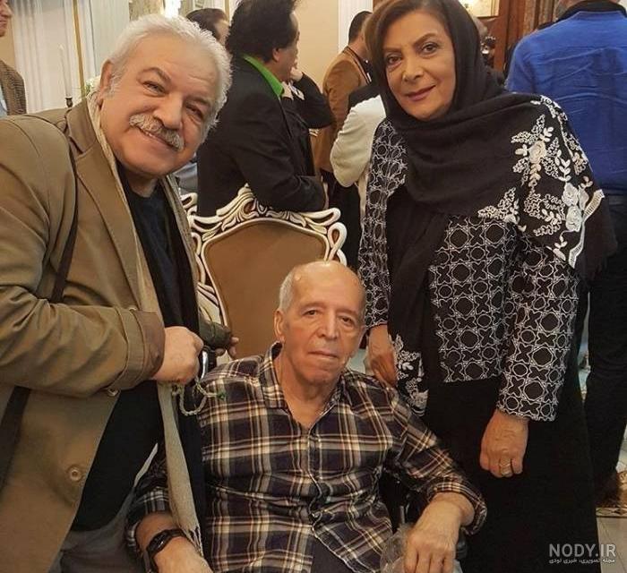 عکس جوانی محسن قاضی مرادی و همسرش