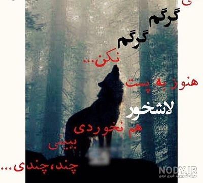 عکس نوشته گرگی خفن