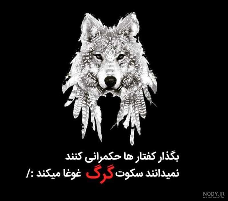 لاتی عکس نوشته گرگ