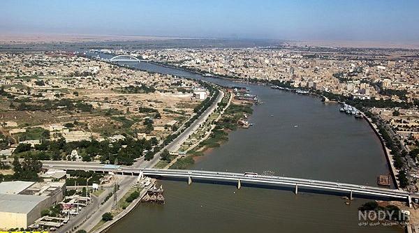 نقشه خرمشهر در زمان جنگ