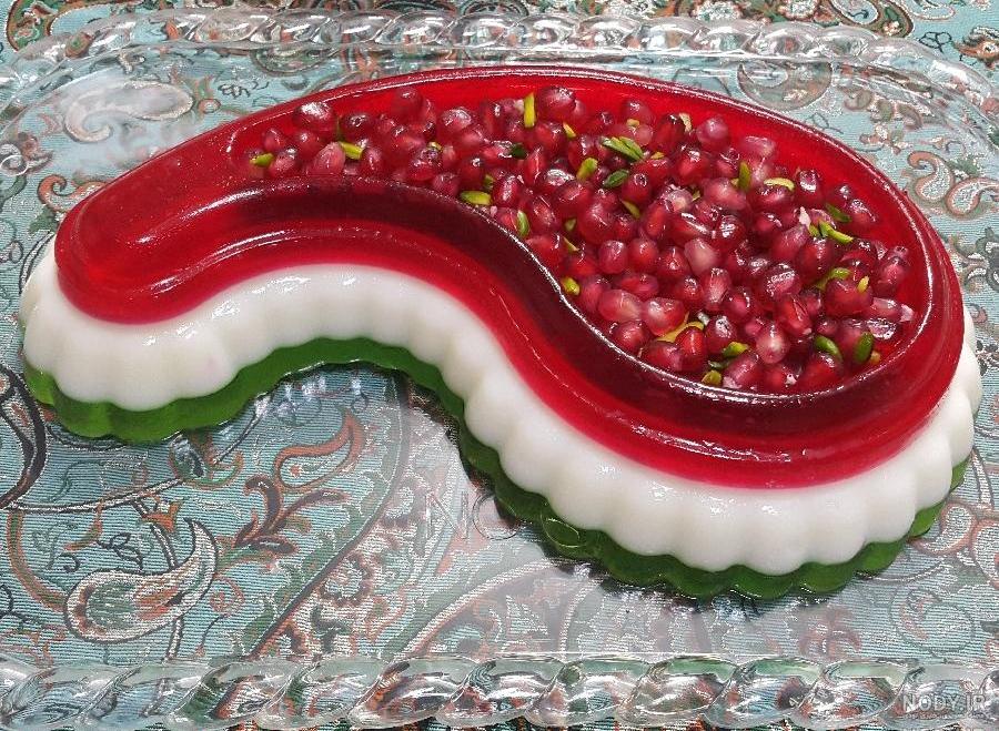 ژله هندوانه ای راحت ژله هندوانه ای راحت