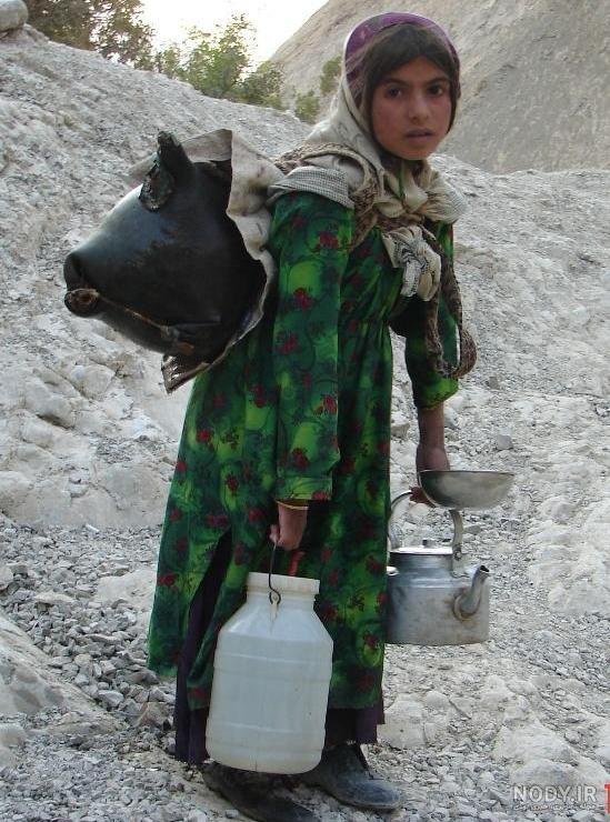 عکس دختر روستایی در طبیعت عکس دختر روستایی در طبیعت