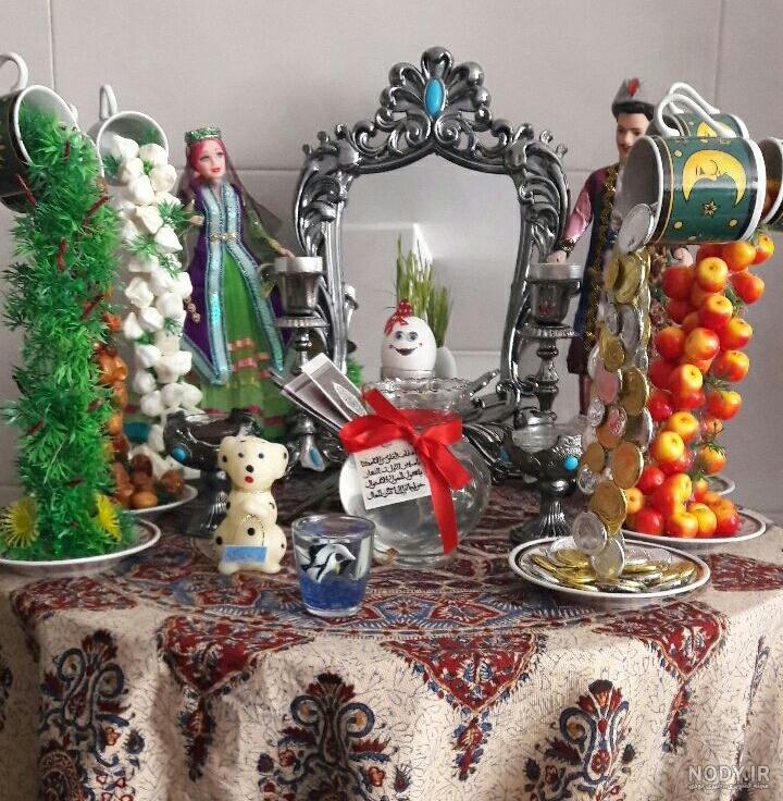 عکس سفره هفت سین موش عکس سفره هفت سین موش