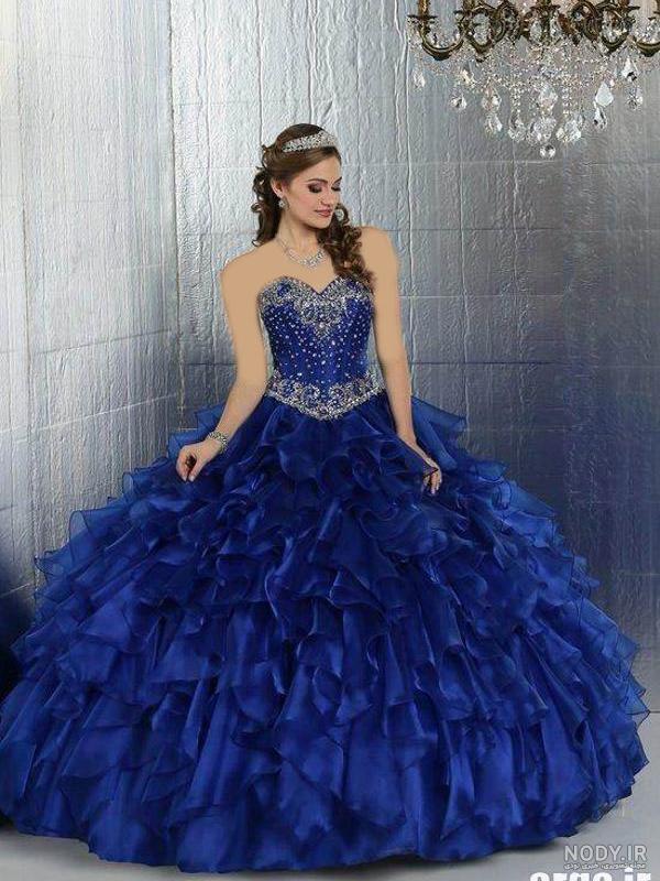 عکس لباس عروس رنگی دخترانه