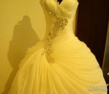 لباس عروس گلبهی