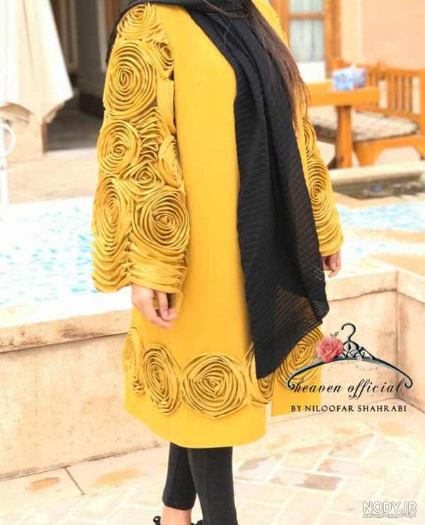 مدل مانتو خاکستری و زرد مدل مانتو خاکستری و زرد