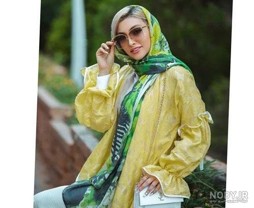 مدل مانتو رنگ طوسی و زرد مدل مانتو رنگ طوسی و زرد