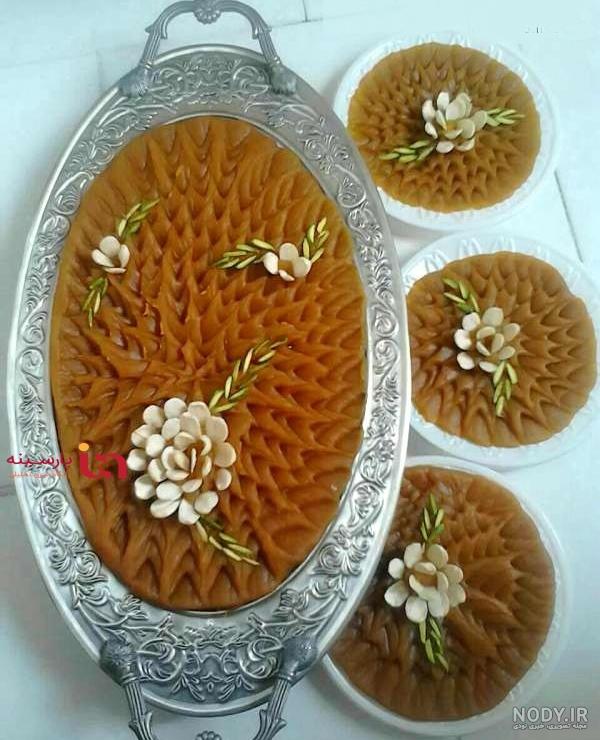 آموزش تزیین حلوا