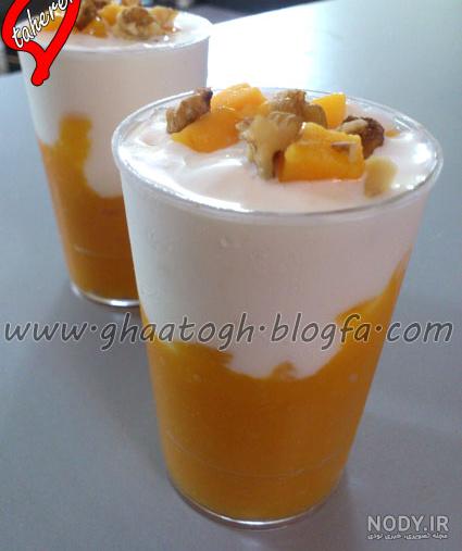 دسر ساده و خوشمزه با ژله دسر ساده و خوشمزه با ژله