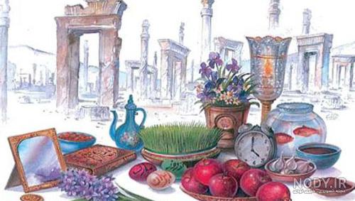 سفره+هفت+سین+سنتی+مدل+صندوقچه