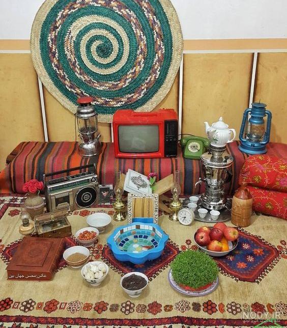 عکس سفره هفت سین قدیم