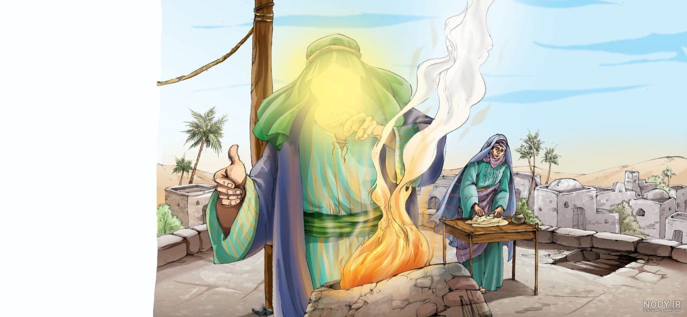 عکس نقاشی امام علی و حضرت محمد عکس نقاشی امام علی و حضرت محمد