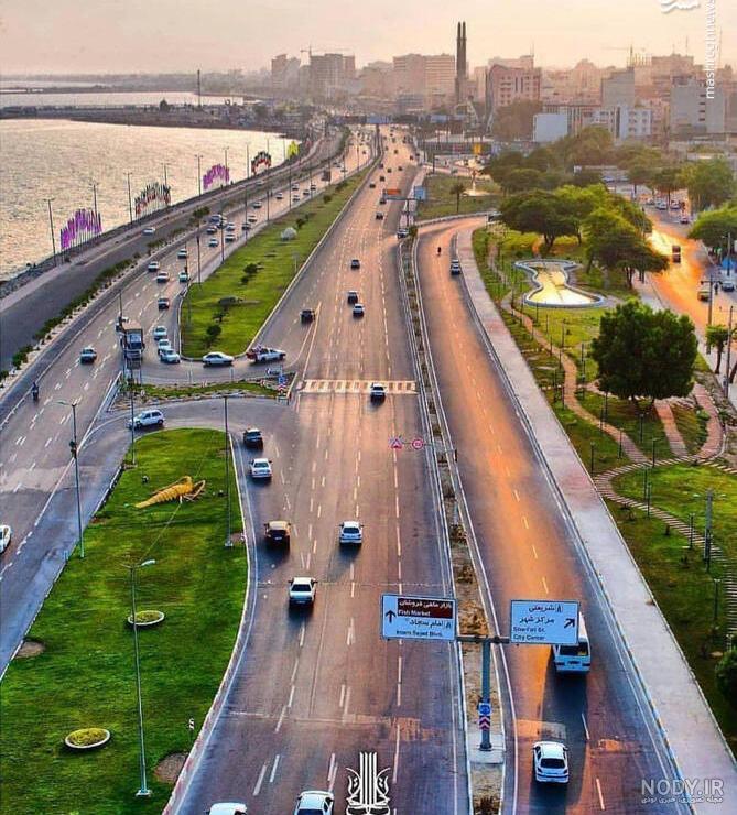 عکس هوایی از بندرعباس عکس هوایی از بندرعباس