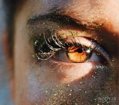 عکس چشم قهوه ای روشن عکس چشم قهوه ای روشن
