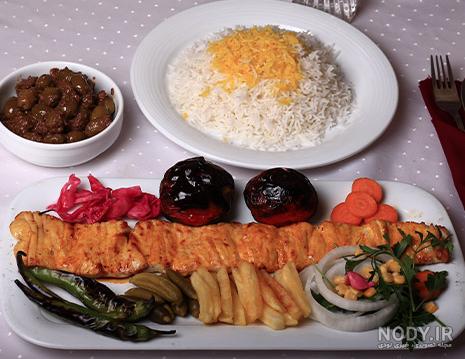 عکس چلو جوجه کباب مخصوص
