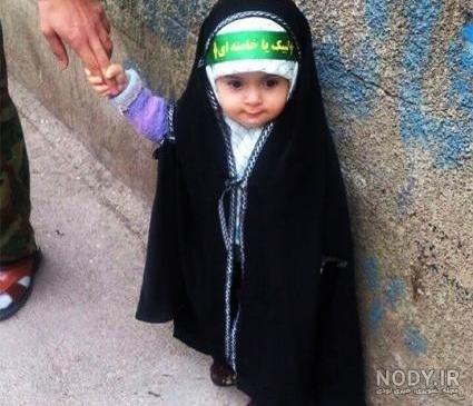 نقاشی دختر چادری فانتزی