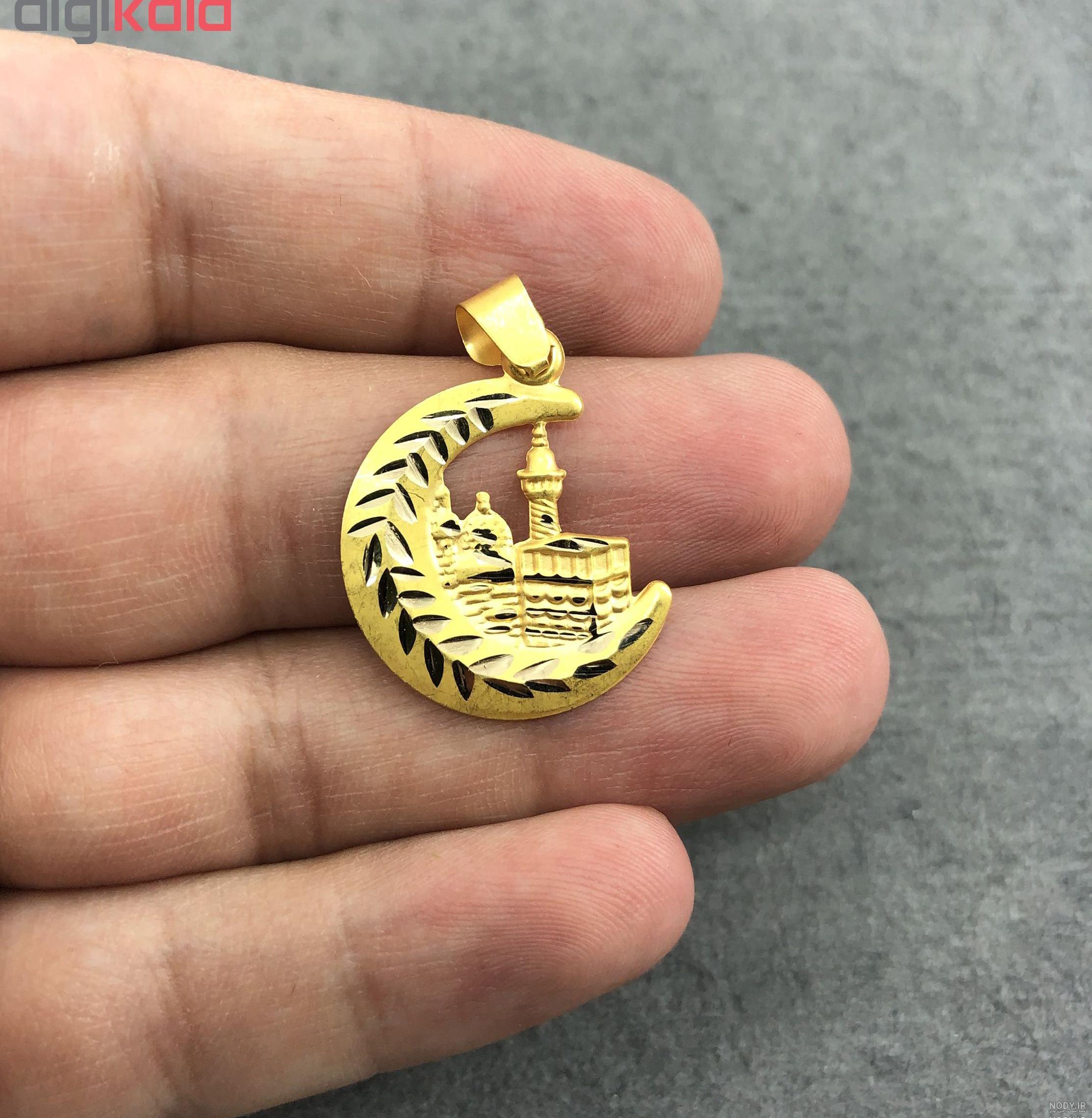 پلاک طلا مدل کعبه پلاک طلا مدل کعبه
