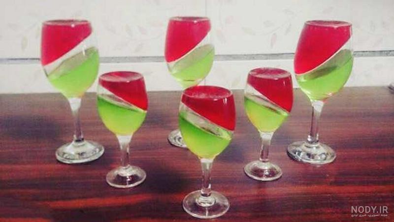 ژله بستنی لیوانی مجلسی ژله بستنی لیوانی مجلسی