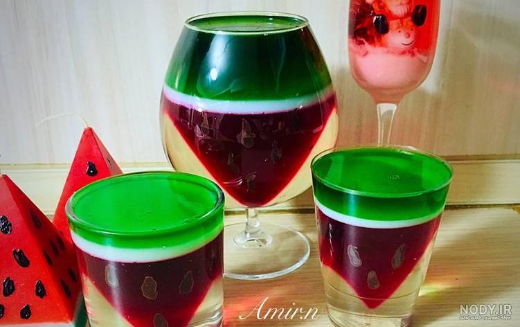 ژله لیوانی شیک ژله لیوانی شیک