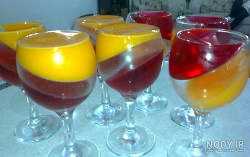 ژله مورب در بطری ژله مورب در بطری