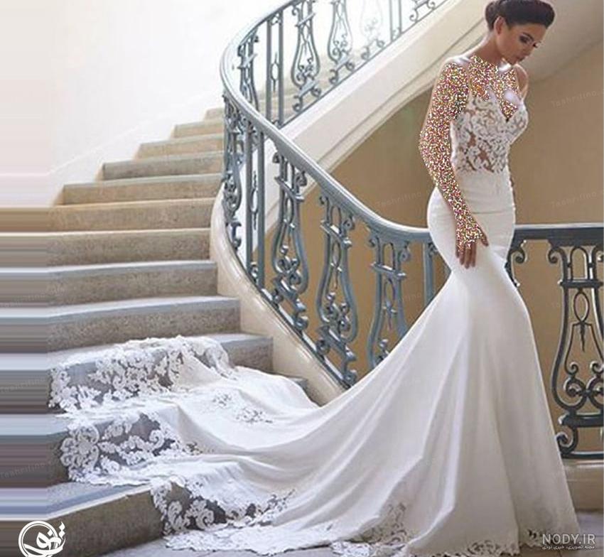 عکس لباس عروس ماهی