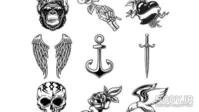 عکس تاتو روی دست مردانه