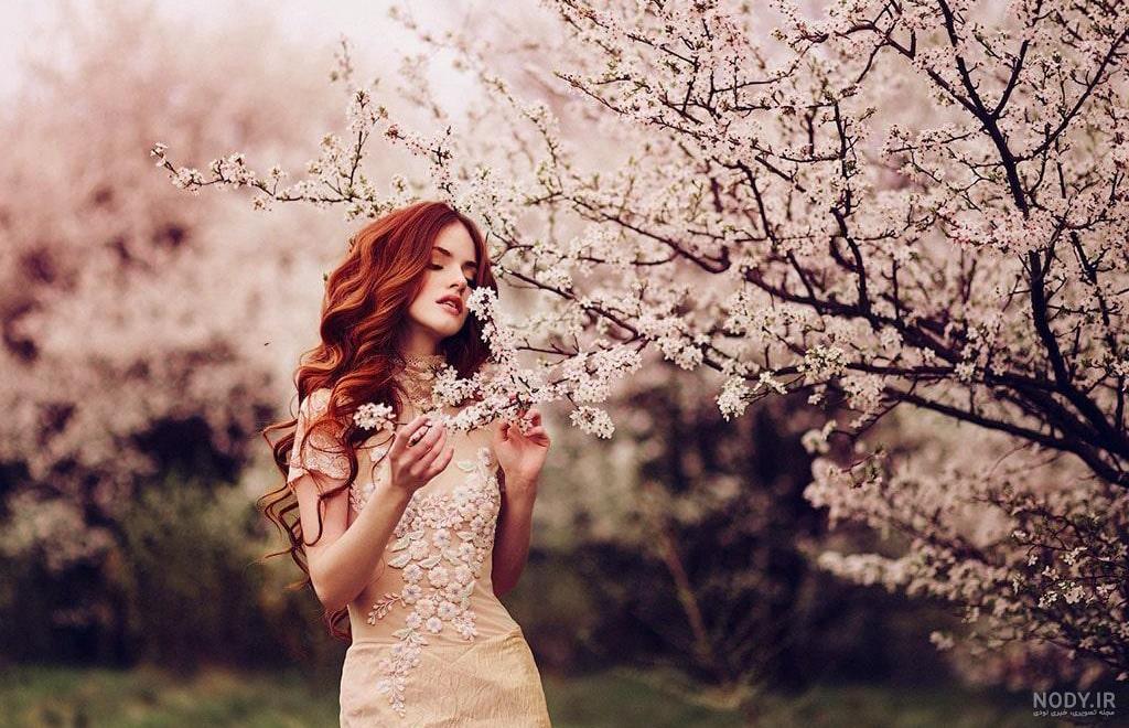 عکس دختر در فصل بهار برای پروفایل عکس دختر در فصل بهار برای پروفایل