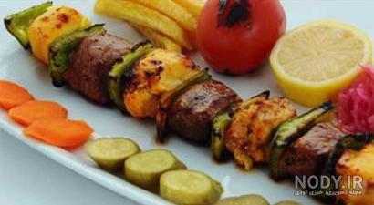عکس چلو کباب قفقازی عکس چلو کباب قفقازی