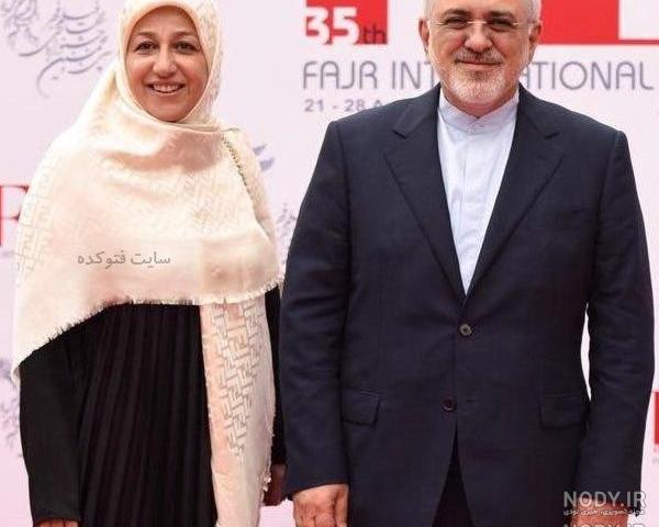 مهسا ظریف و همسرش